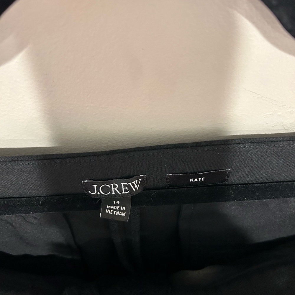 J. Crew Kate Black Women's Trousers - Picture 2 of 2